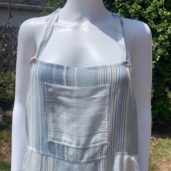 💋NWT JEN’S Pirate Booty Boho Carnaval Marine Crop Overalls - Picture 4 of 12